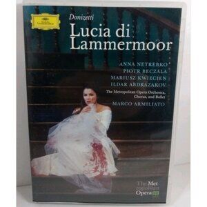 Lucia Di Lammermoor (DVD, 2009) The Metropolitan Opera Anna Netrebko w/ Booklet